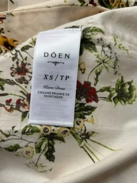 DOEN Kaira shirred floral-print organic cotton-poplin midi dress - Picture 14 of 14